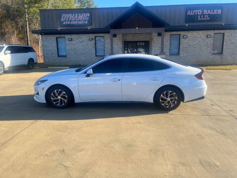 2021 Hyundai Sonata Hybrid Blue