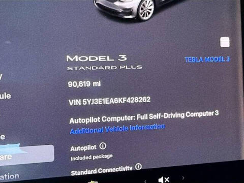 2019 Tesla Model 3 Standard Range Plus