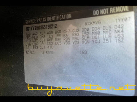 2006 Chevrolet Corvette