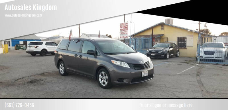 2011 Toyota Sienna for sale at Autosales Kingdom in Lancaster CA