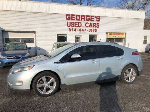 2011 Chevrolet Volt for sale at George's Used Cars Inc in Orbisonia PA