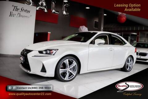 2017 Lexus IS 300 for sale at Quality Auto Center in Springfield NJ