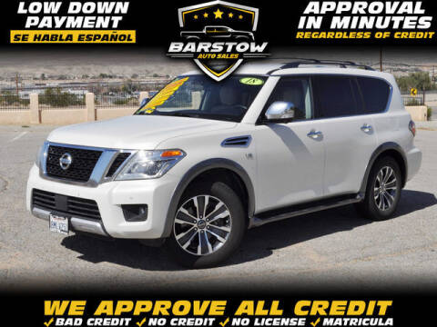 2018 Nissan Armada for sale at BARSTOW AUTO SALES in Barstow CA