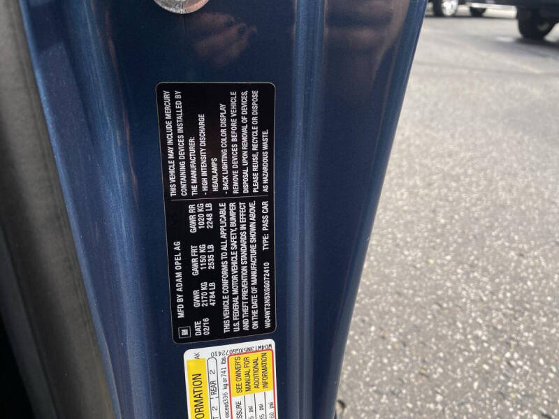 2016 Buick Cascada Premium