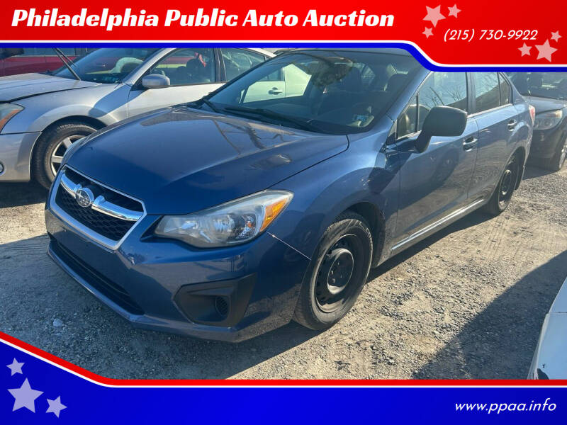 2013 Subaru Impreza for sale at Philadelphia Public Auto Auction in Philadelphia PA