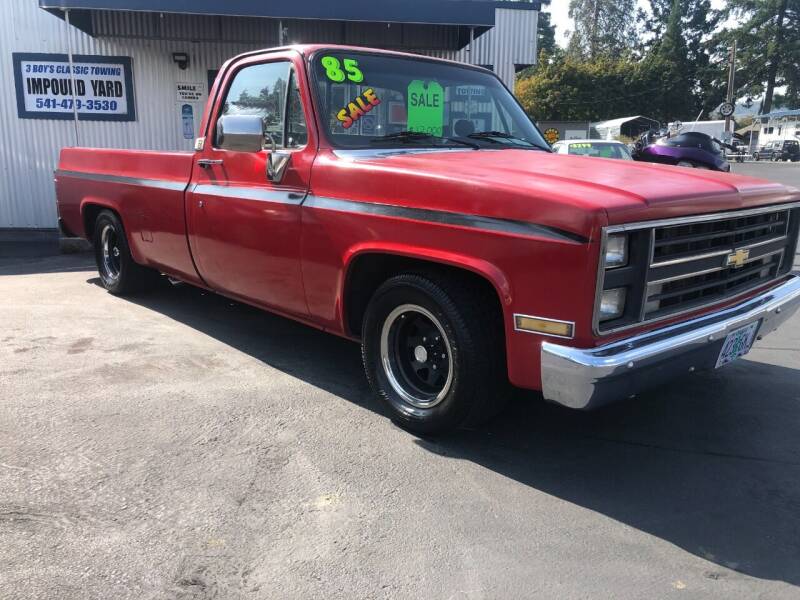 1985 Chevrolet C/K 10 Series for sale at 3 BOYS CLASSIC TOWING and Auto Sales in Grants Pass OR