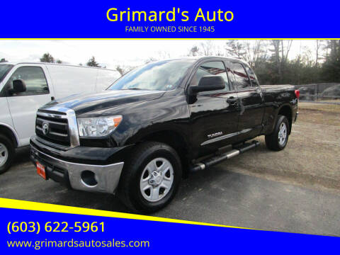 2012 Toyota Tundra for sale at Grimard's Auto in Hooksett NH