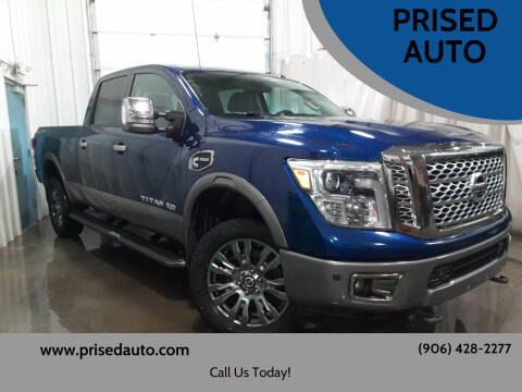 2017 Nissan Titan XD for sale at PRISED AUTO in Gladstone MI