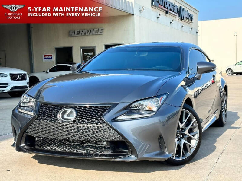 2017 Lexus RC 200t for sale at European Motors Inc in Plano TX