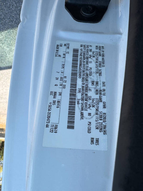 2011 Ford E-Series E-150