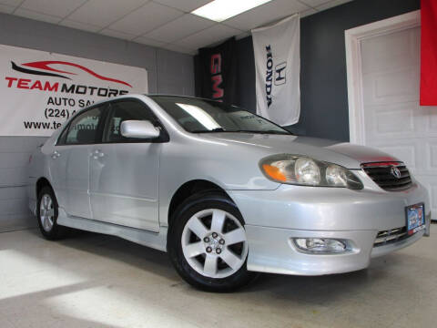2006 Toyota Corolla for sale at TEAM MOTORS LLC in East Dundee IL