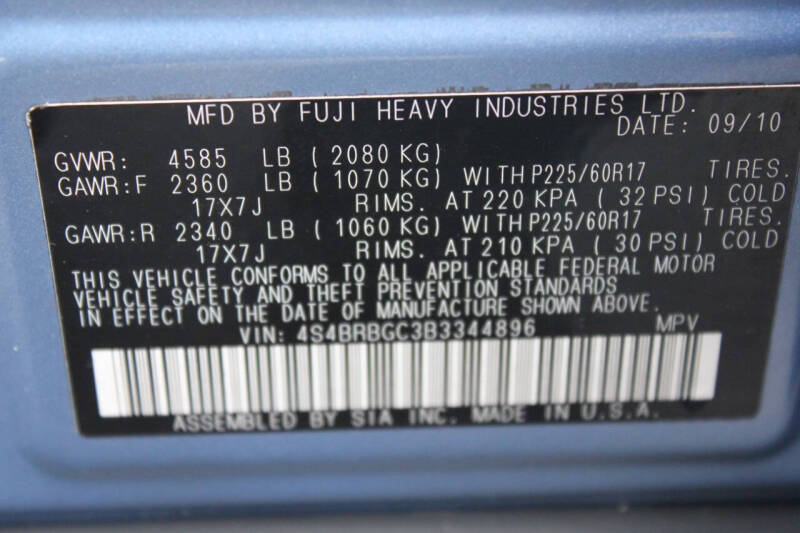 2011 Subaru Outback 2.5i Premium