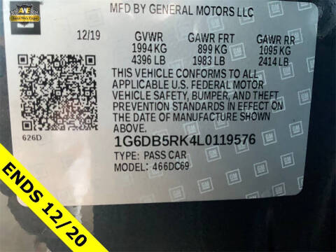 2020 Cadillac CT4 Premium Luxury