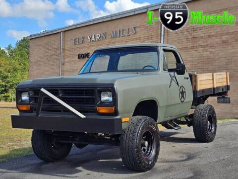 1986 Dodge RAM 150 for sale at I-95 Muscle in Hope Mills NC