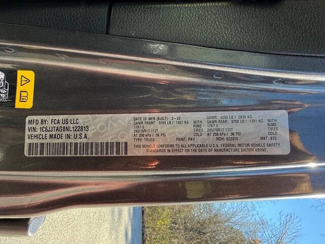 2022 Jeep Gladiator Sport S