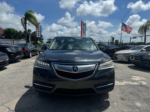 2014 Acura MDX for sale at America Auto Wholesale Inc in Miami FL