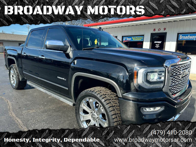 2018 GMC Sierra 1500 for sale at BROADWAY MOTORS in Van Buren AR