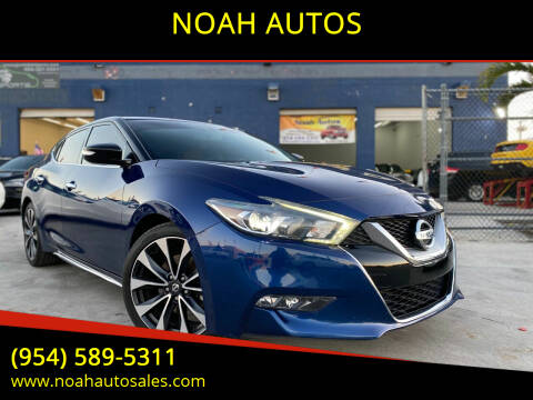 2016 Nissan Maxima for sale at NOAH AUTO SALES in Hollywood FL