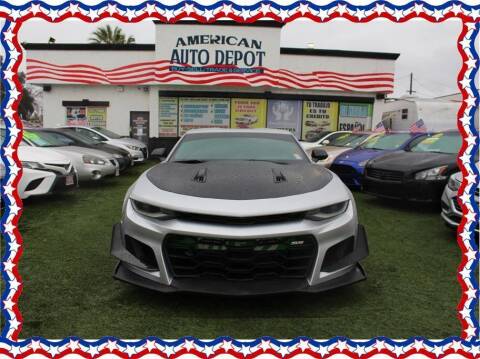 2018 Chevrolet Camaro for sale at ATWATER AUTO WORLD in Atwater CA