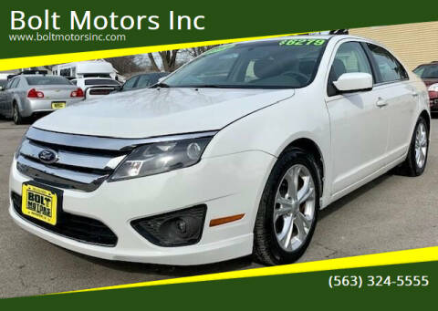 2012 Ford Fusion for sale at Bolt Motors Inc in Davenport IA