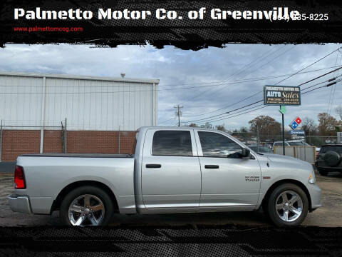 2014 RAM 1500 for sale at Palmetto Motor Co. of Greenville in Greenville SC