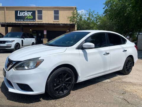 2016 Nissan Sentra for sale at LUCKOR AUTO in San Antonio TX