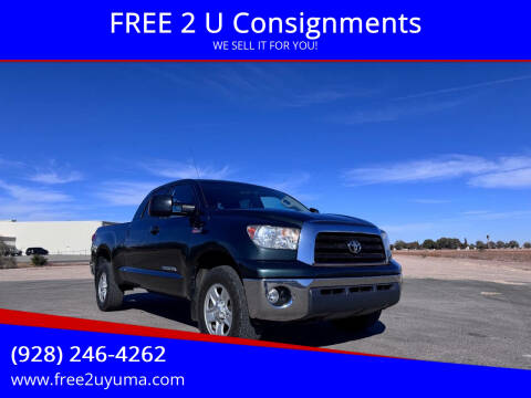 2009 Toyota Tundra for sale at FREE 2 U Consignments in Yuma AZ