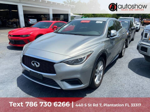 2018 Infiniti QX30 for sale at AUTOSHOW SALES & SERVICE in Plantation FL