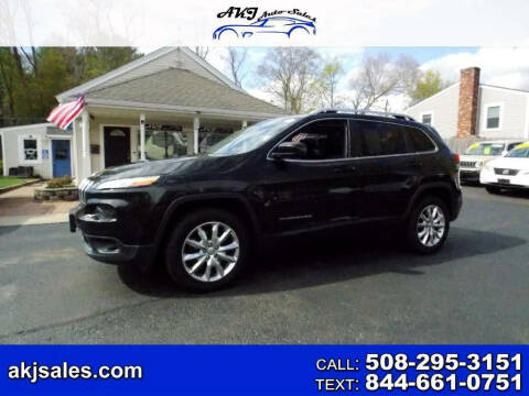 2015 Jeep Cherokee for sale at AKJ Auto Sales in West Wareham MA