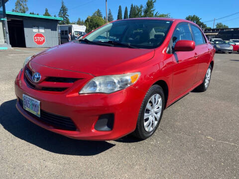 2012 Toyota Corolla for sale at ALPINE MOTORS in Milwaukie OR