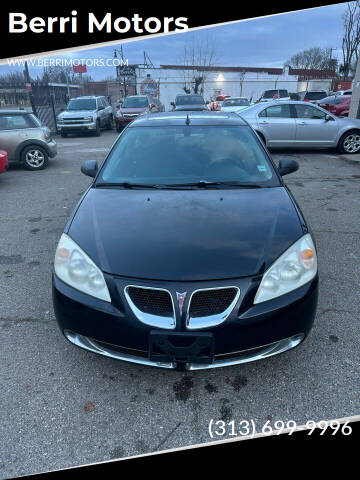 2008 Pontiac G6 for sale at Berri Motors in Detroit MI