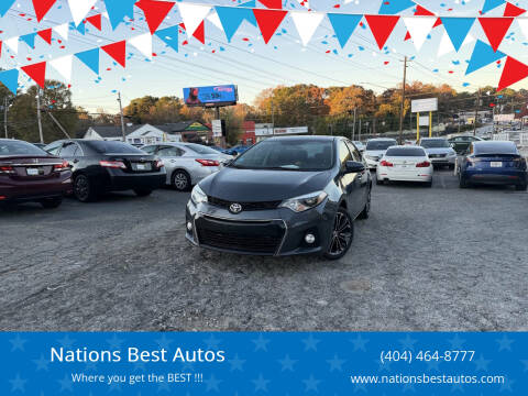 2014 Toyota Corolla S Plus