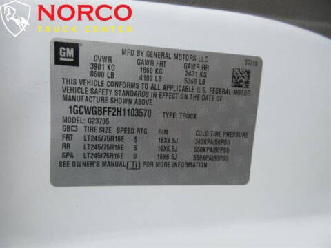 2017 Chevrolet Express 2500