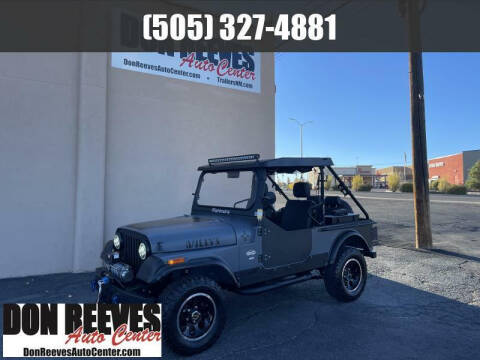 2018 Mahindra ROXOR for sale at Don Reeves Auto Center in Farmington NM