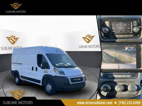 2019 RAM ProMaster for sale at SUBLIME MOTORS in Little Neck NY
