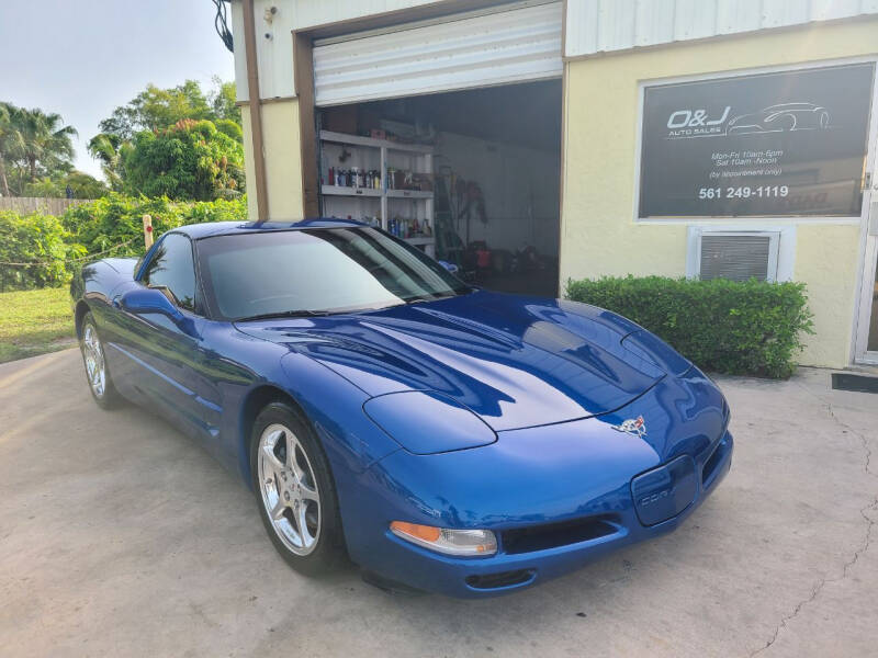 2003 Chevrolet Corvette for sale at O & J Auto Sales in Royal Palm Beach FL