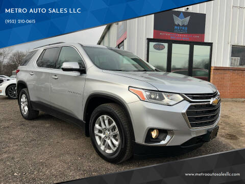 2020 Chevrolet Traverse for sale at METRO AUTO SALES LLC in Lino Lakes MN