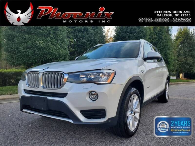 2016 BMW X3 for sale at Phoenix Motors Inc in Raleigh NC