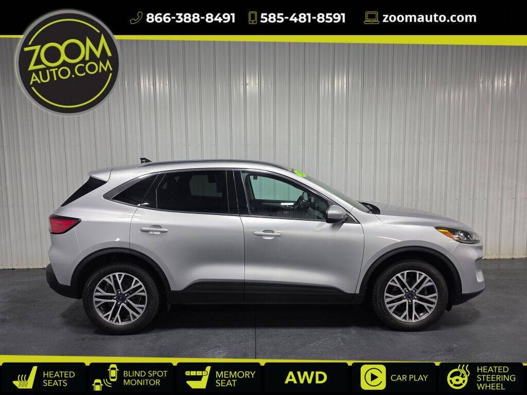 Silver 2020 Ford Escape SEL AWD SEL 4dr SUV 1