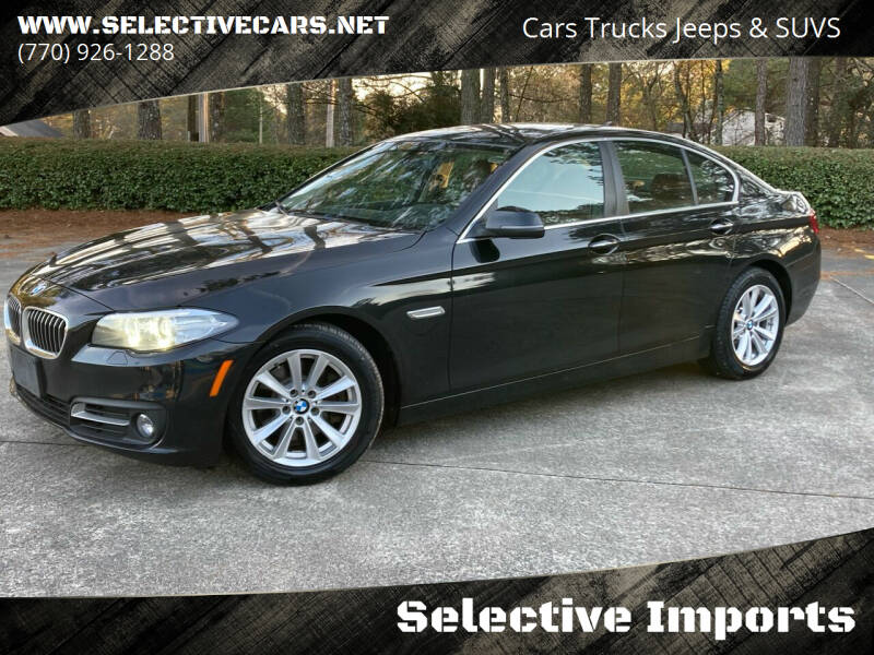 2016 BMW 5 Series for sale at Selective Imports in Woodstock GA