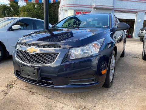 2014 Chevrolet Cruze for sale at Motley's Auto World in Danville VA