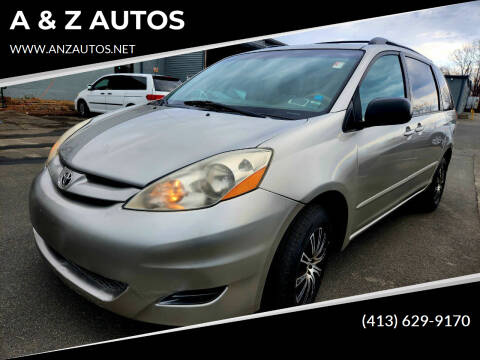 2008 Toyota Sienna for sale at A & Z AUTOS in Westfield MA