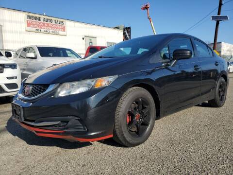 2014 Honda Civic for sale at MENNE AUTO SALES LLC in Hasbrouck Heights NJ