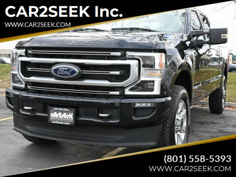 2022 Ford F-350 Super Duty for sale at CAR2SEEK Inc. in Salt Lake City UT