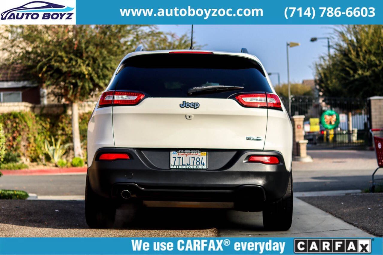 2016 Jeep Cherokee for sale at Auto Boyz in Garden Grove, CA