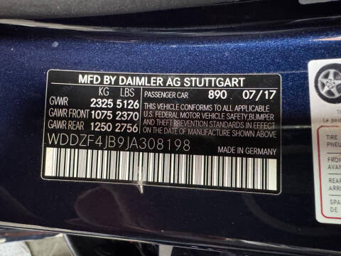 2018 Mercedes-Benz E-Class E 300