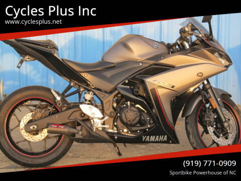 2016 Yamaha YZF R3 for sale at Cycles Plus Inc in Garner NC