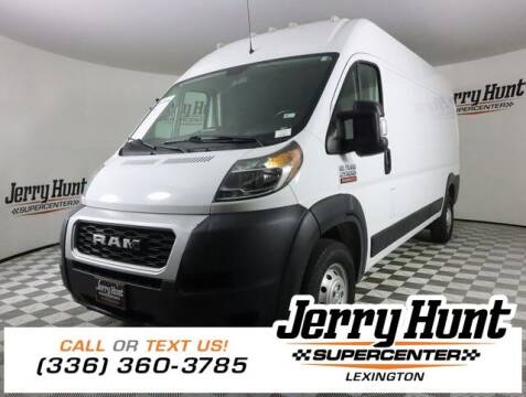 2021 RAM ProMaster for sale at Jerry Hunt Supercenter in Lexington NC