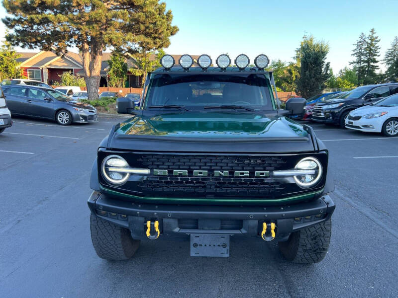 Used 2022 Ford Bronco 4-Door Wildtrak with VIN 1FMEE5DP1NLB35226 for sale in Federal Way, WA