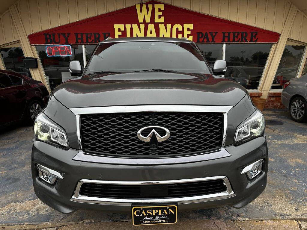 2017 INFINITI QX80 for sale at Caspian Auto Sales in Oklahoma City, OK